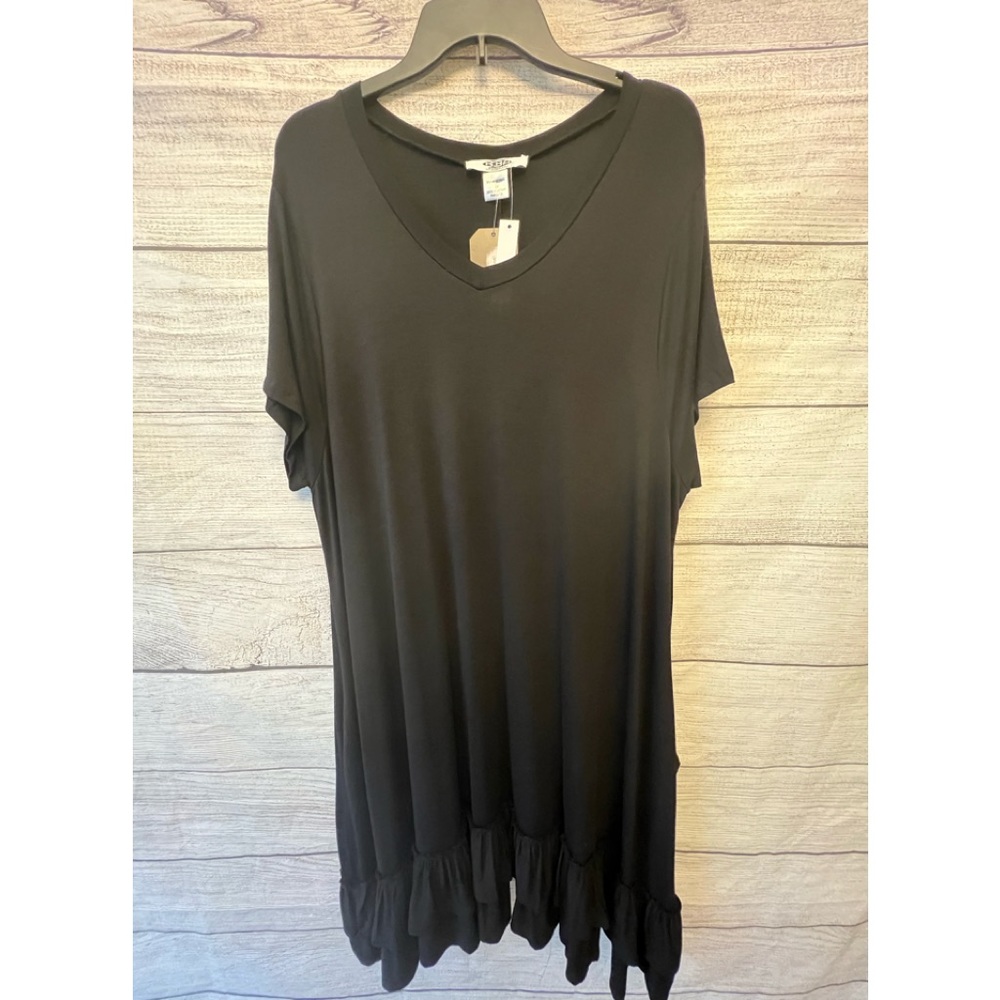 Plus size tiered dress